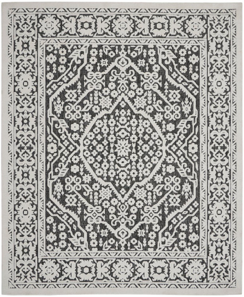 Nourison Key Largo 7'10" X 9'10" Rectangle Area Rugs With Grey 099446771407