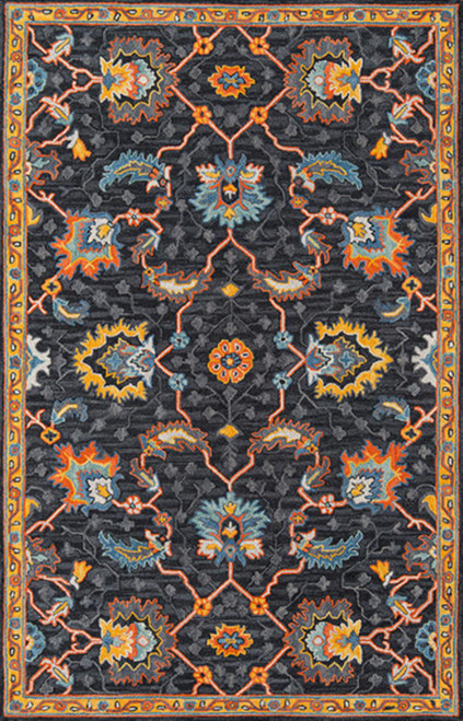 Momeni Ibiza 8' X 10' Area Rugs With Charcoal Finish IBIZAIBI-3CHR80A0