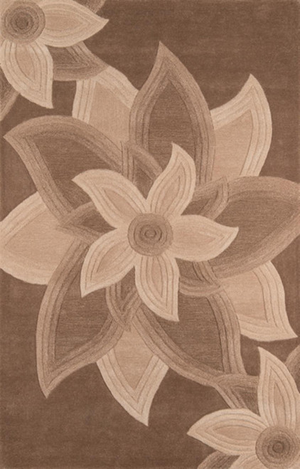 Momeni Delhi 8' X 10' Rectangle Area Rugs With Mocha Finish DELHIDL-40MOC80A0