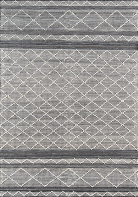 Momeni Hermosa 3'6" X 5'6" Area Rugs With Grey Finish HERMOHRM-2GRY3656