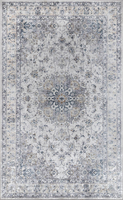 Momeni Karachi 5' X 8' Rectangle Area Rugs With Grey Finish KARACKAR-7GRY5080