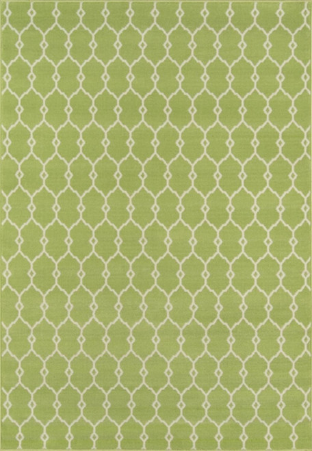 Momeni Baja 6'7" X 9'6" Rectangle Area Rugs With Green Finish BAJA0BAJ-2GRN6796