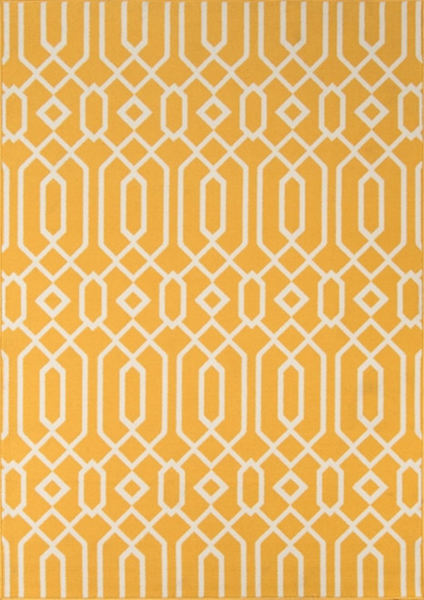 Momeni Baja 8'6" X 13' Rectangle Area Rugs With Yellow Finish BAJA0BAJ-3YEL860D