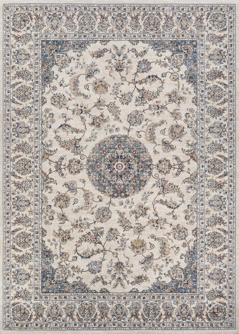 Couristan Monarch Area Rugs With Antique Cream And Slate Finish JE656454033053T