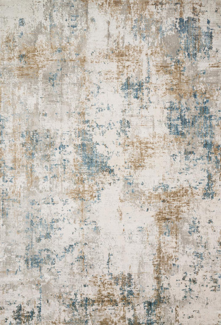 Loloi Contemporary 2'-7" X 8'-0" Area Rugs In Ivory And Gold SIENSIE-04IVGO2780