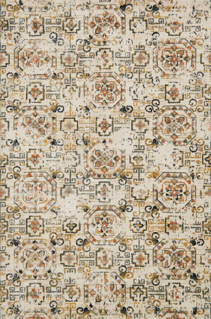Loloi Transitional Ivory And Taupe 6'-7" X 9'-2" Area Rugs TORRTC-12IVTA6792