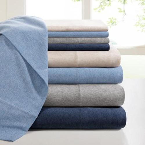 INK+IVY Queen All Season Heathered Sheet Set With Natural Finish II20-077