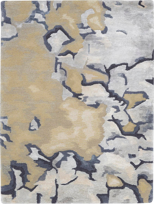 Nourison Prismatic 2'x3' Beige and Grey Area Rug 099446394453