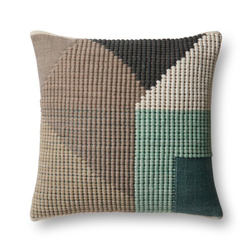 Loloi Polyester Pillow Cover in Teal And Multi finish P051P0504TEMLPIL3