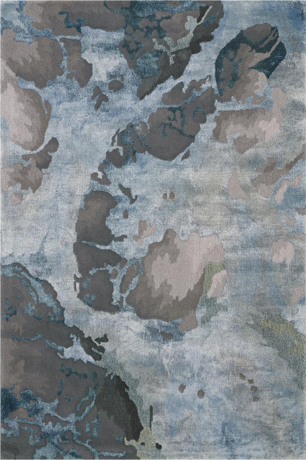 Nourison 3'9" X 5'9" Rectangle Area Rugs In Grey And Slate Finish 099446138743