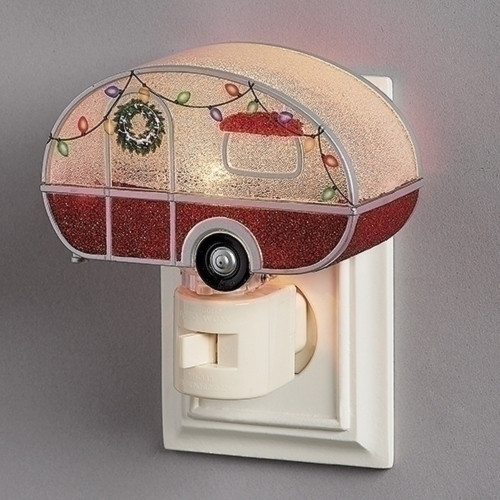 Travel Trailer Christmas Night Light 4.2 Inch