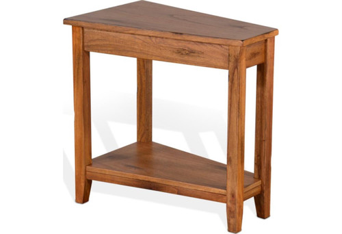 Sunny Designs Sedona Chair Side Table With Orange-Brown Finish 2226RO2