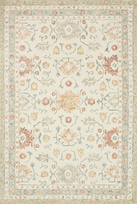 Loloi Norabel Rectangle 8'-6" X 12' Area Rug NORBNOR-03IVRU86C0