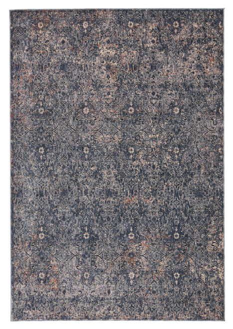 Jaipur Living Ayvah Trellis Blue And Cream 7'10"x9'9" Area Rug RUG147197