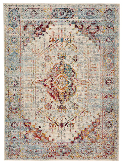 Jaipur Living Medallion Multicolor And Orange 7'10"x9'10" Area Rug RUG142875
