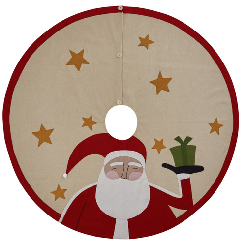 Park Designs Santa Tree Skirt - 52'' - Red