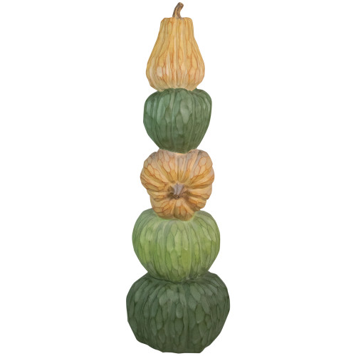 42.5" Five Tiered Stacked Pumpkins Thanksgiving Decor