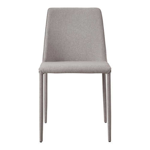 Moe's Home Modern Nora Fabric Dining Chair With Grey Finish YM-1003-15