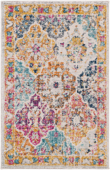 Surya Traditional Harput Polypropylene 5'3" Round Area Rugs HAP1018-53RD