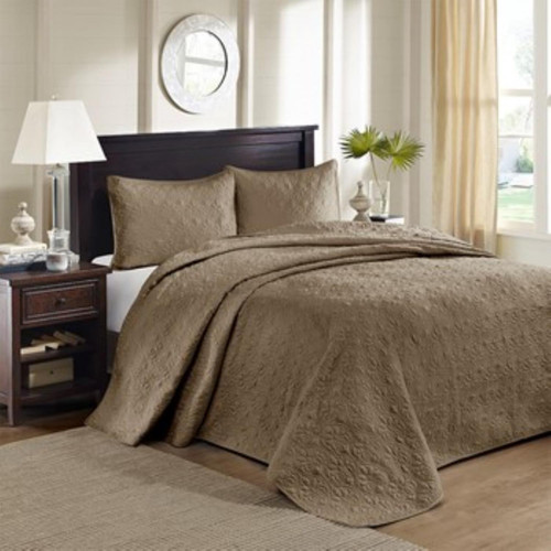 Madison Park Microfiber Quilted Reversible 3 Pcs Bedspread Set MP13-6498