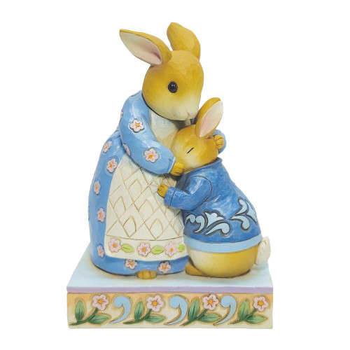 Jim Shore Beatrix Potter Mrs. Rabbit and Peter Rabbit Figurine 6010686