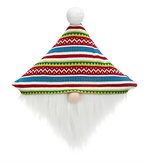 Napco Imports Fabric Set Of 2 Nordic Gnome Pillow With Multi Finish 52075