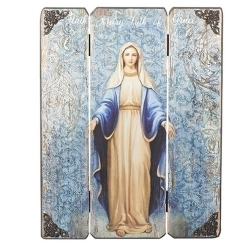 17" Our Lady of Grace Religious Wall Decoration
