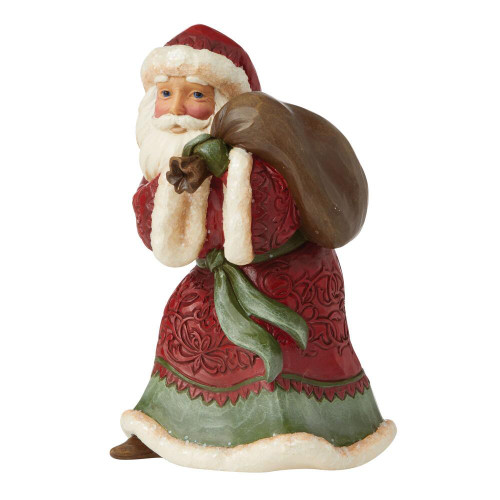 Jim Shore Heartwood Creek Victorian Santa with Toy Bag Figurine 6009491