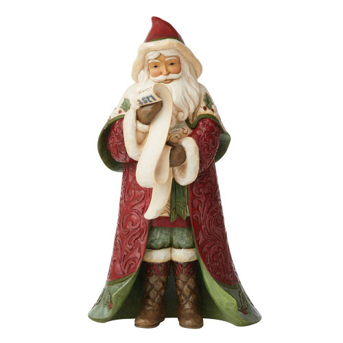 Jim Shore Heartwood Creek Victorian Santa with List Figurine 6009492