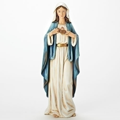 17.25" Immaculate Heart of Mary Religious Statue