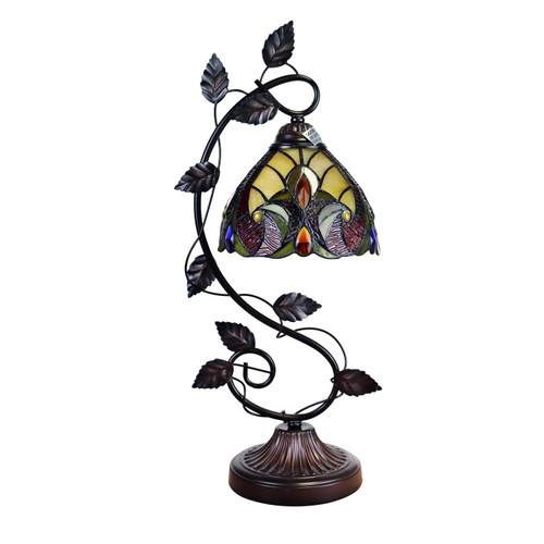 Chloe Lighting 1 Light Accent Table Lamp In Dark Bronze Finish CH38632AV08-NT1