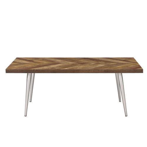 Steve Silver Worth Cocktail Table With Natural Wood Finish WR100C