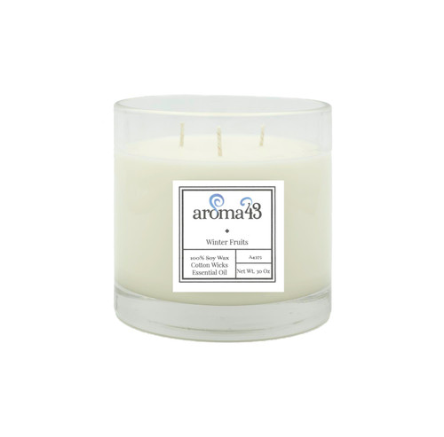 Aroma43 Winter Fruits Large 3 Wick Luxury Candle A4375