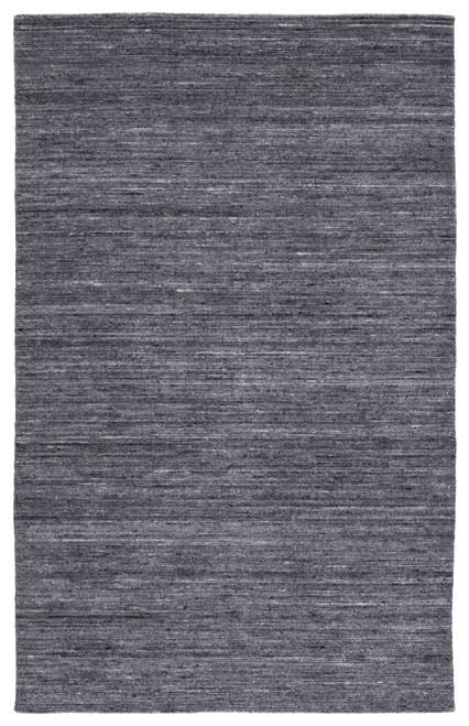 Jaipur Living Handmade Solid Dark Blue And Gray Area Rug