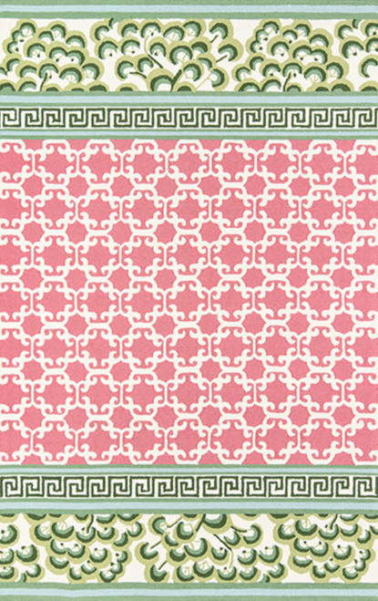 Madcap Cottage Under A Loggia 2' X 3' Area Rugs With Pink UNDERUND-4PNK2030