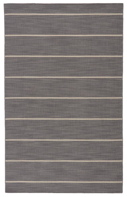 Jaipur Living Cape Cod Dark Gray And White 7'10"x9'10" Area Rug RUG122709