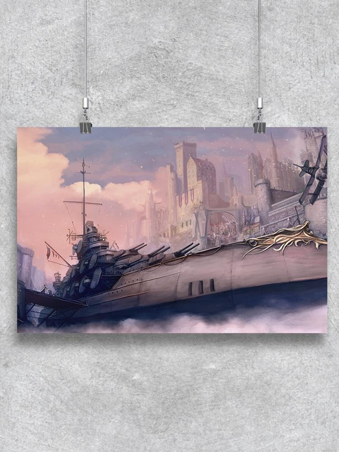 Dieselpunk Vessel Art Poster -Image by Shutterstock