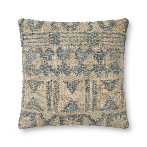 Loloi Hand Woven Accent Pillow With Blue And Multi Finish PSETPLL0039BBMLPIL3