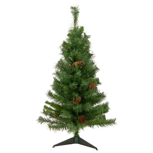 3' Medium Black River Pine Artificial Christmas Tree - Unlit