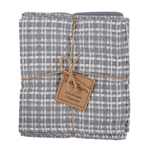 Park Designs Jubilee Dishcloth Set - Gray