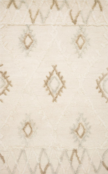 Loloi Symbology 3'-6" X 5'-6" Ivory And Slate Area Rugs SYMBSYM-01IVSL3656