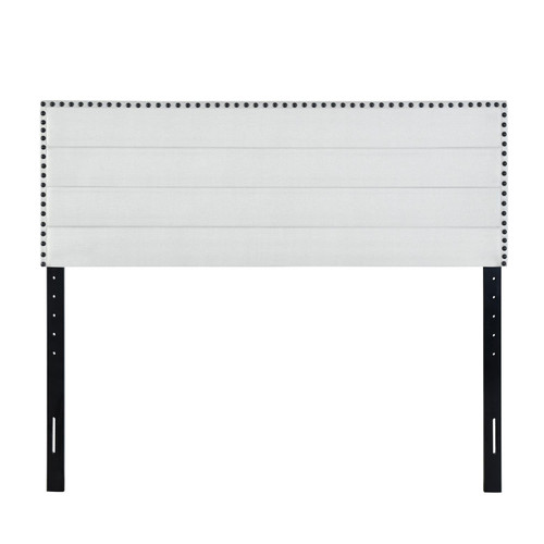 Accentrics Home Horizontal Channeled Light Grey Queen Headboard DS-D504-250