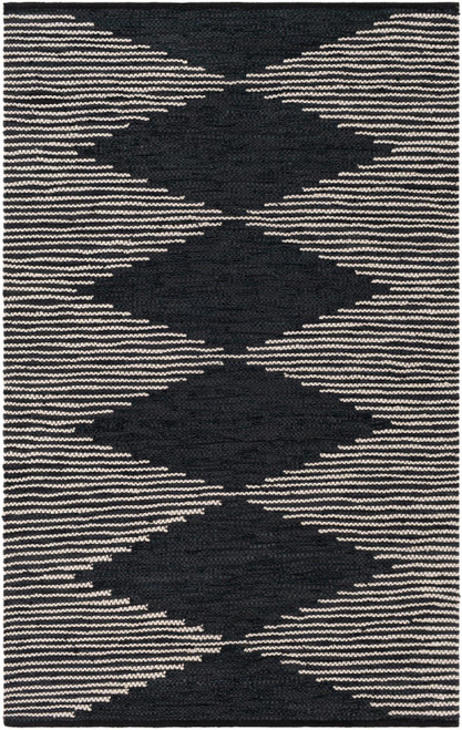 Surya Rustic Lexington Leather And Cotton 2' x 3' Area Rugs LEX2303-23