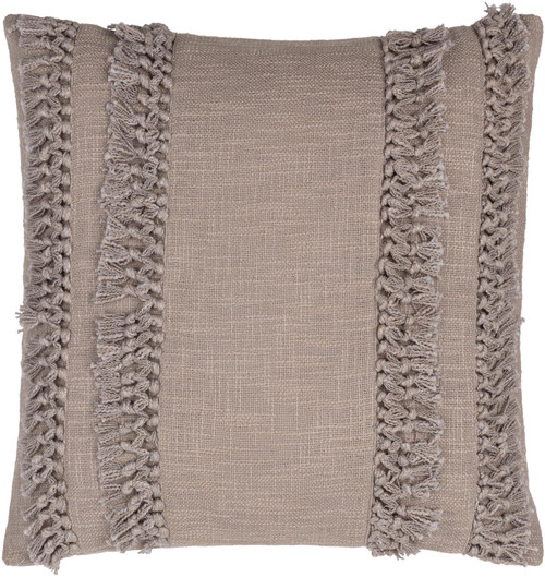 Surya Katie Cottage Square Pillow Kit With Gray Finish KTE004-1818P