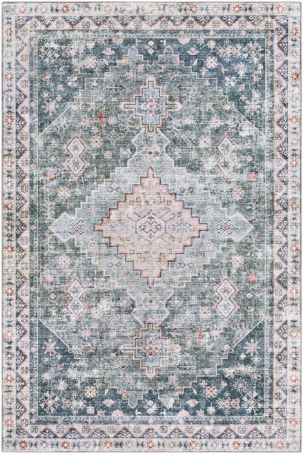 Surya Traditional Regen Polyester 2' x 3' Area Rugs With Light Grey RGE2308-23