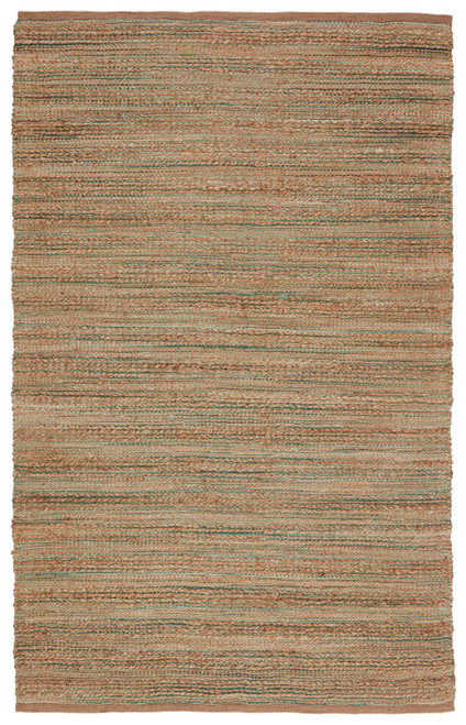 Jaipur Living Canterbury Natural Solid Tan And Green 8'x10' Area Rug RUG115477