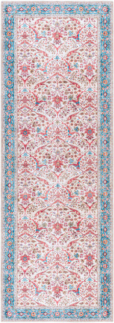 Surya Iris Traditional Polyester 2'6" x 8' Rugs In Multi-Color IRS2325-2676