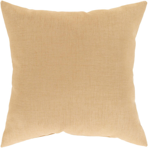 Surya Storm Traditional Square Pillow Cover With Wheat Finish SOM004-1818