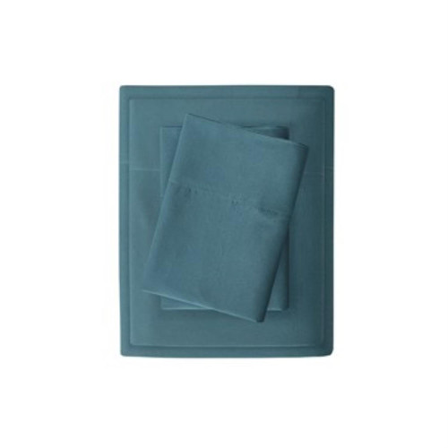 Madison Park Casual Polyester 3M Microcell Sheet Set With Teal Finish MP20-6339