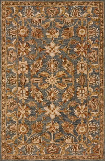 Loloi Traditional Slate 2'-3" x 3'-9" Area Rugs VITRVK-05SLSL2339